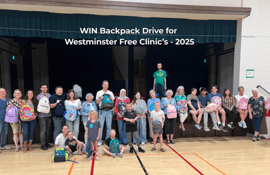 Backpack drive community group