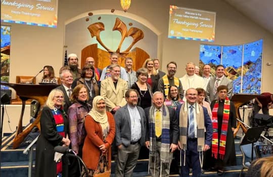 Thanksgiving interfaith service